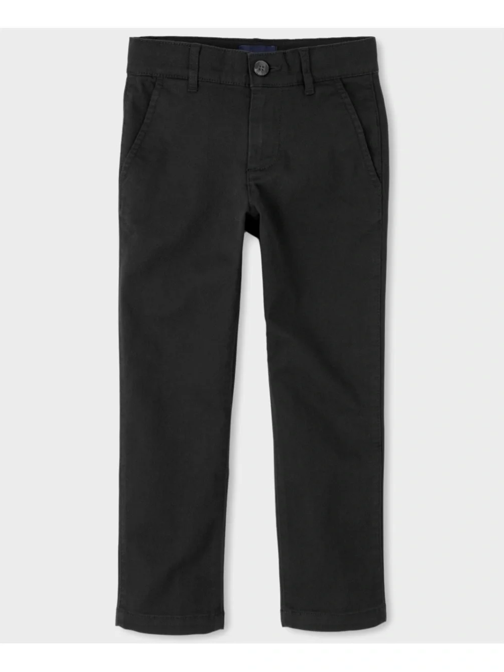 The Children's Place Black Kids Chino Uniform Pants Unisex / Boys size 16 NWT